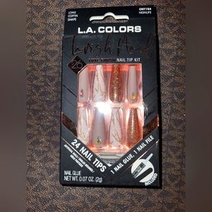 L.A. colors and Kiss press on nails